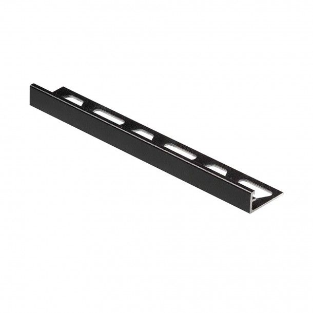 Perfil de Acabamento para Cer�mica Jolly-AC Lacado Preto 2,50m Schluter