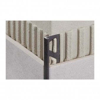 Perfil de Acabamento para Cer�mica Jolly-TSBG Lacado Cinza Pedra 2,50m Schluter