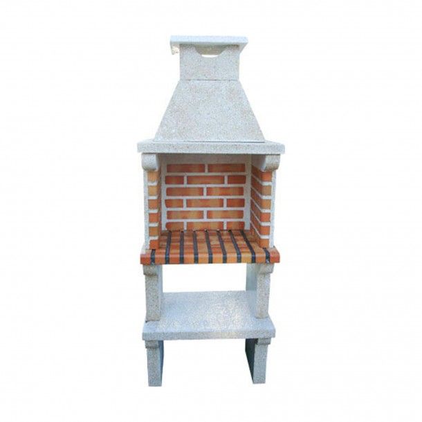 Churrasqueira de Tijolo 69x190x50cm 1908 ACB