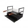 Grelha de Pousar para Churrasqueira com Gaveta 47x33cm