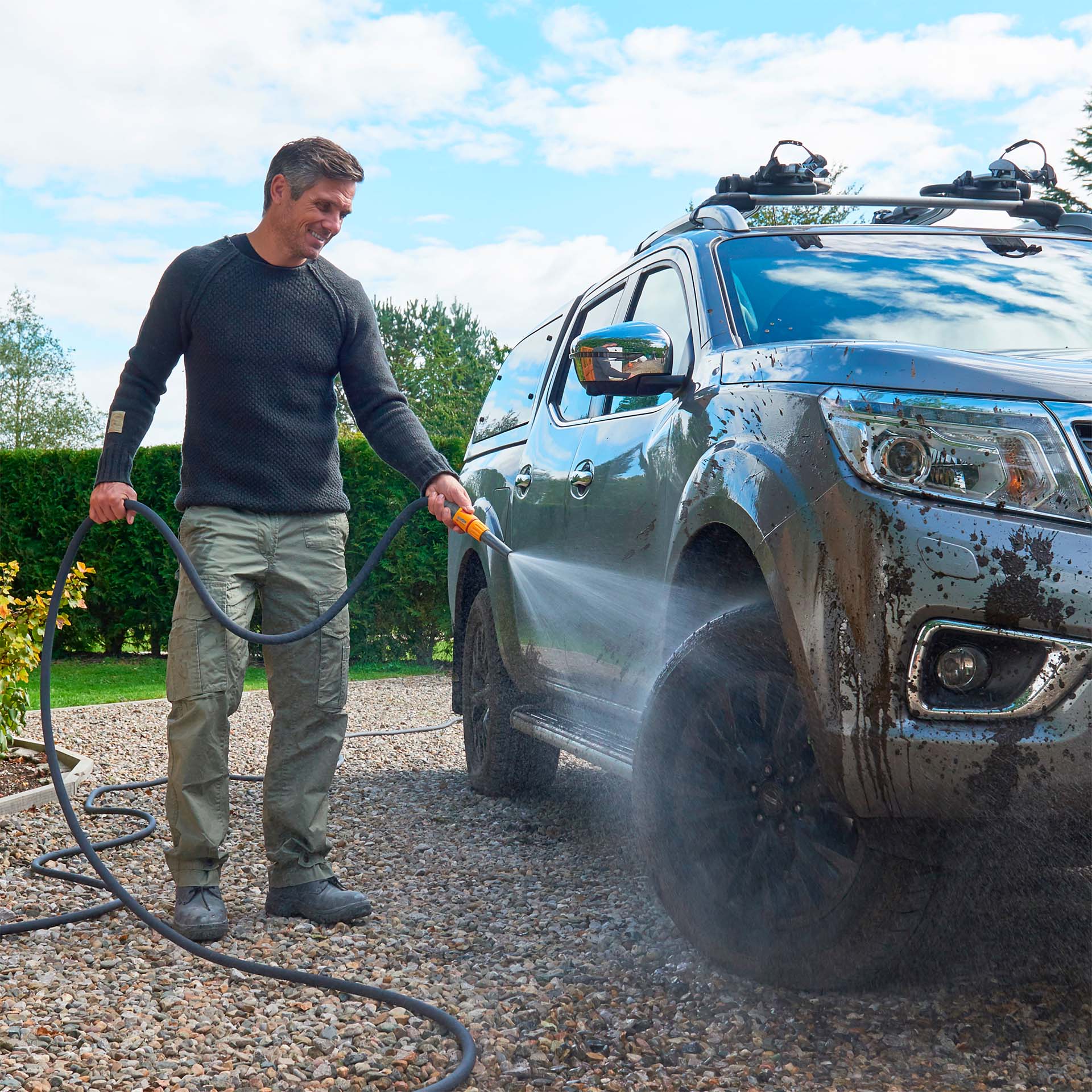 Mangueira de Jardim Híbrida Tuffhose 18mm 25M Hozelock