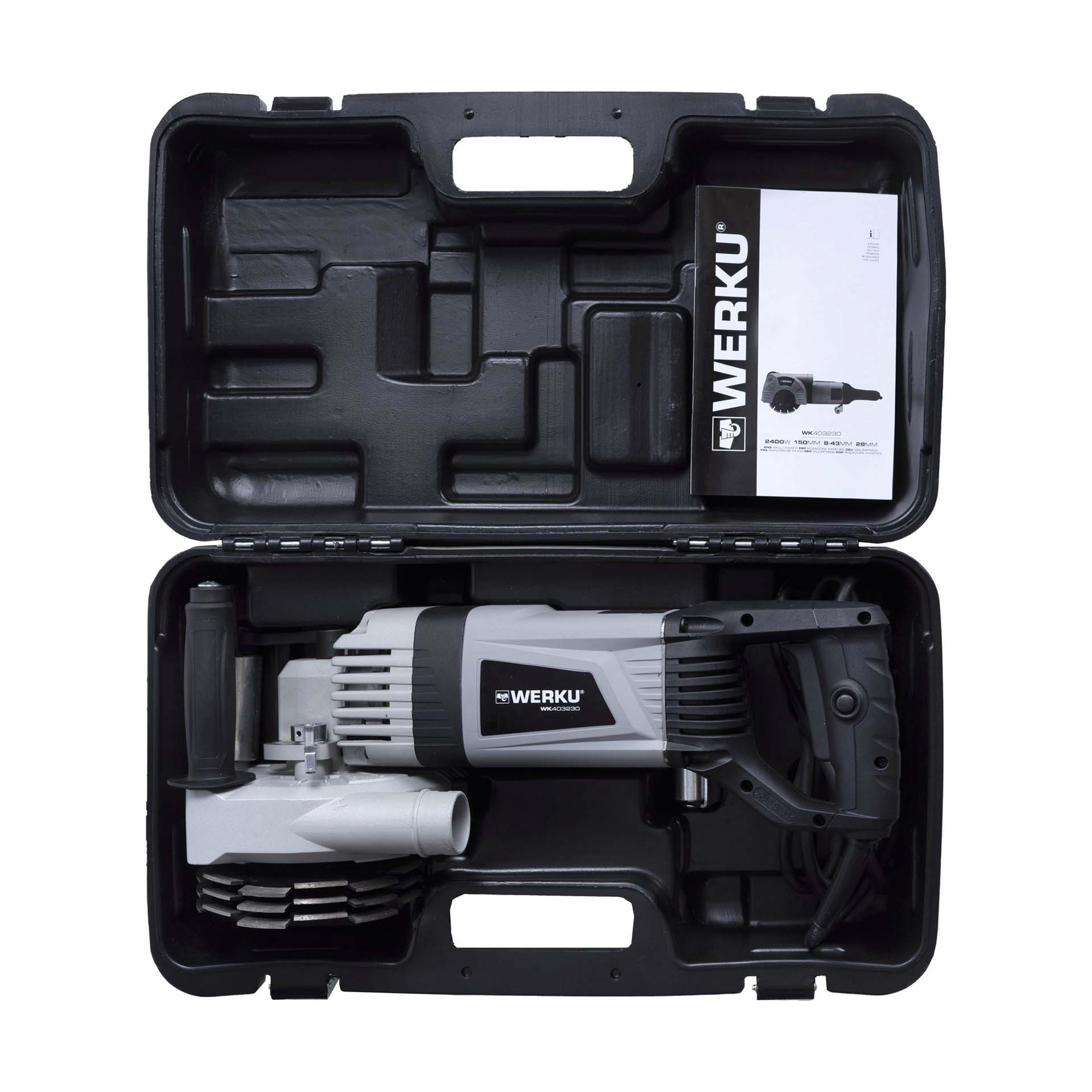 Máquina de Abrir Roços 150mm 2400W WK403230 Werku