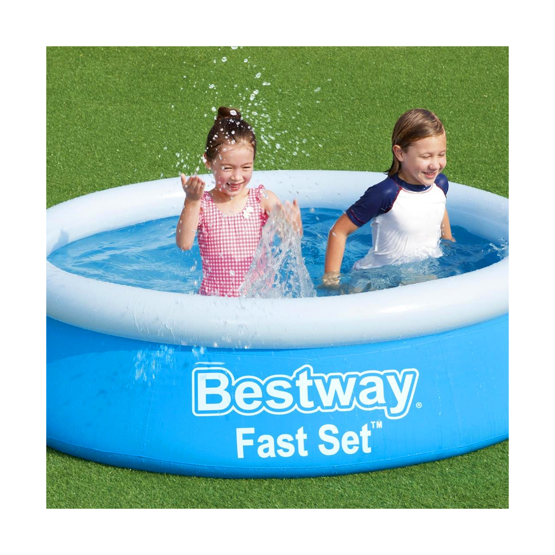 Piscina Bestway Fast Set 183x51cm Insuflável Redonda