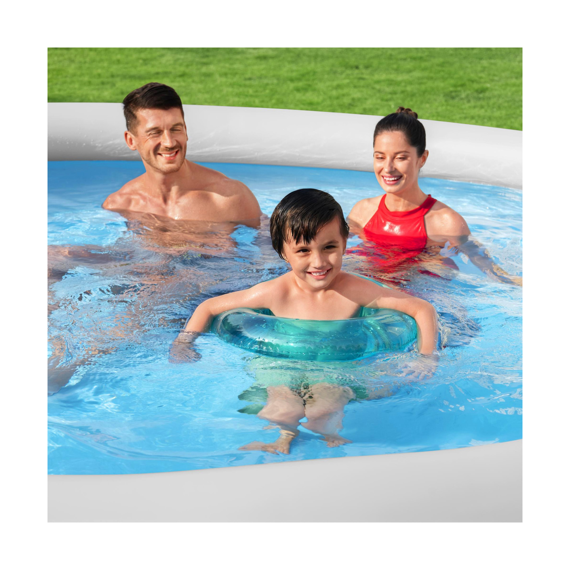 Piscina Bestway Fast Set 366x76cm Insuflável Redonda