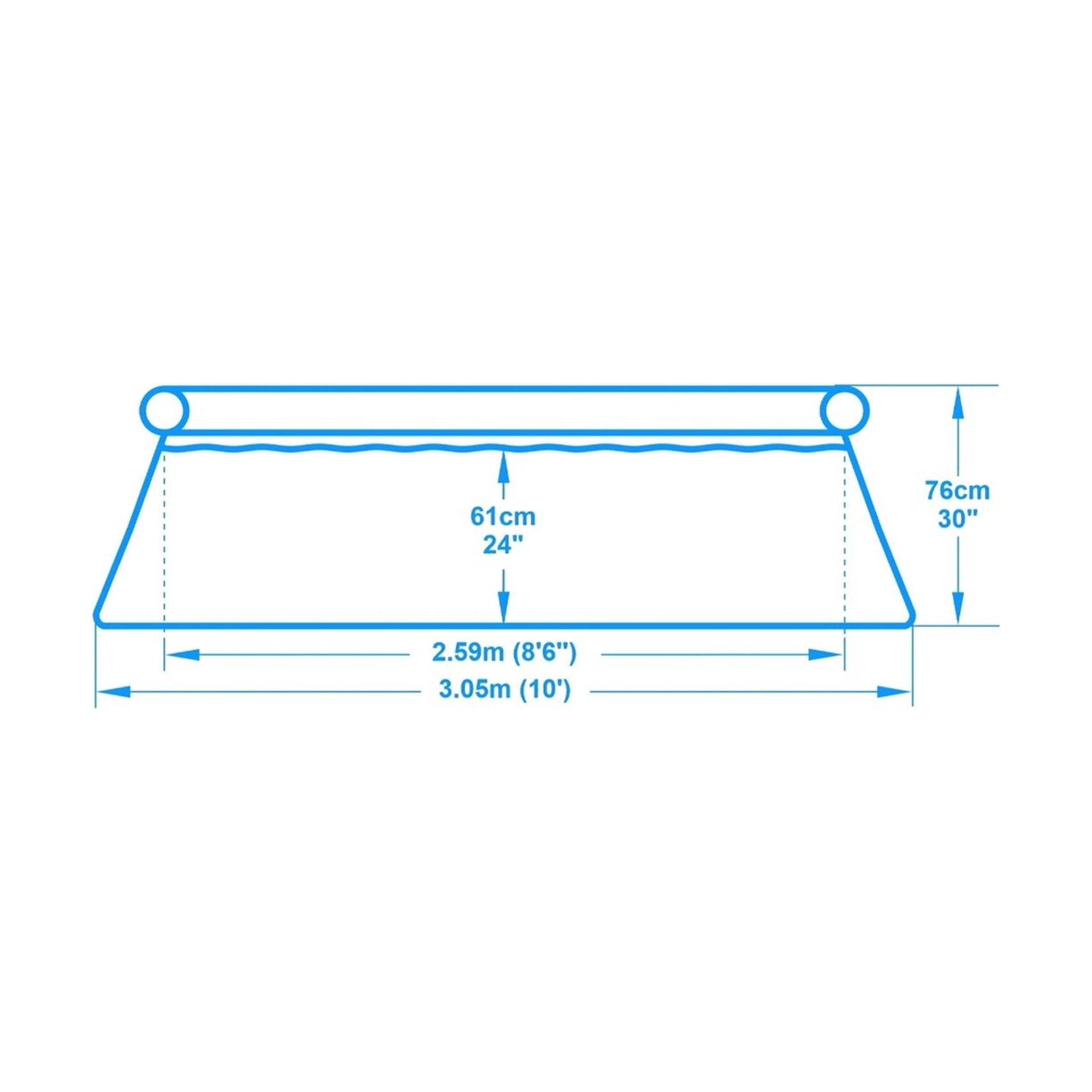 Piscina Bestway Fast Set 305x76cm Insuflável Redonda