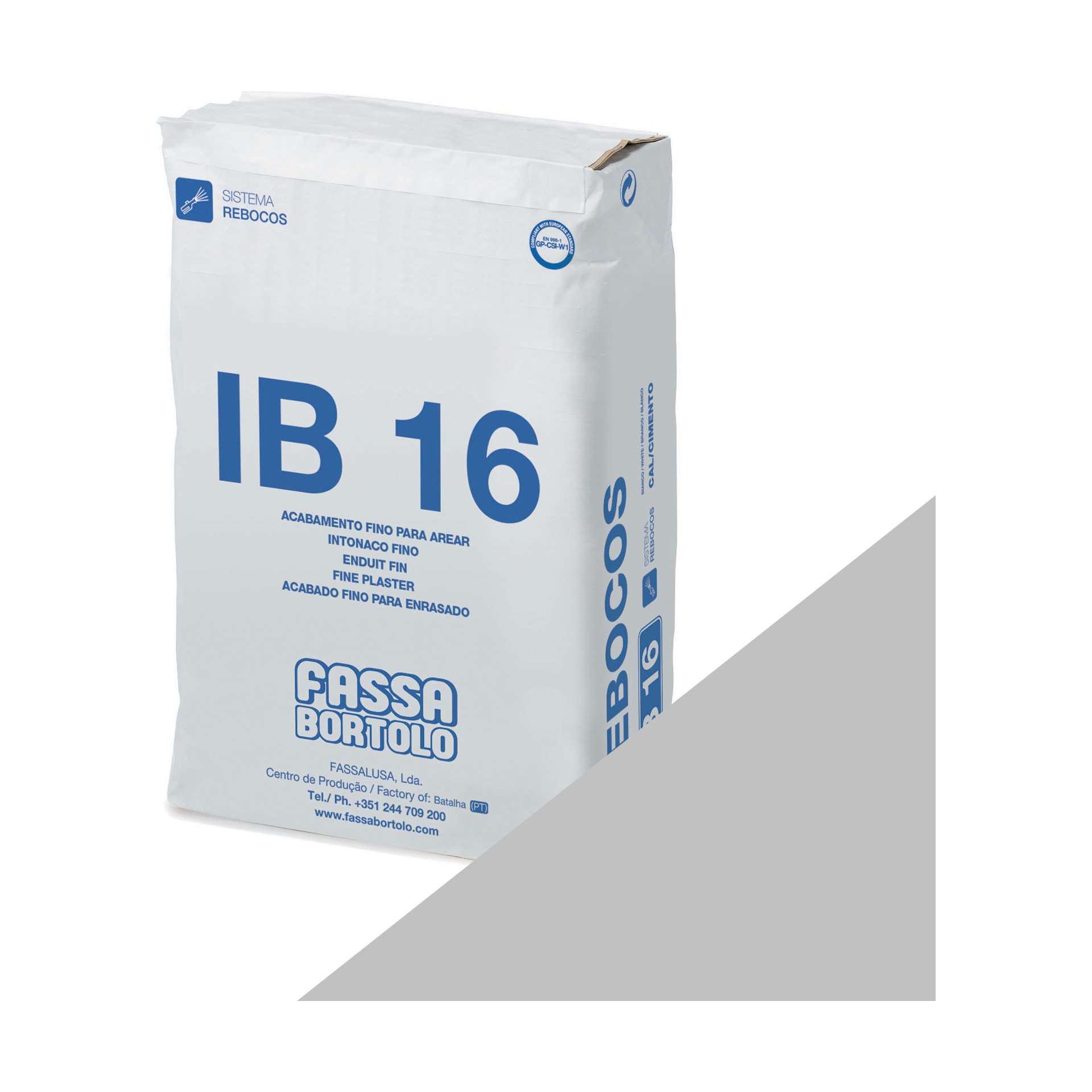 Massa de Acabamento IB16 Fassa 25Kg