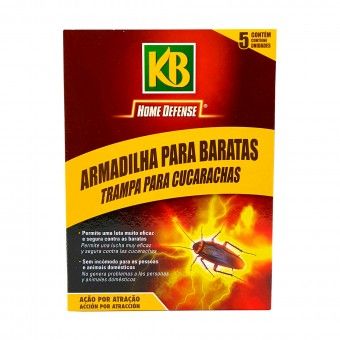 Anti Baratas Armadilha com Cola 5 Uni KB