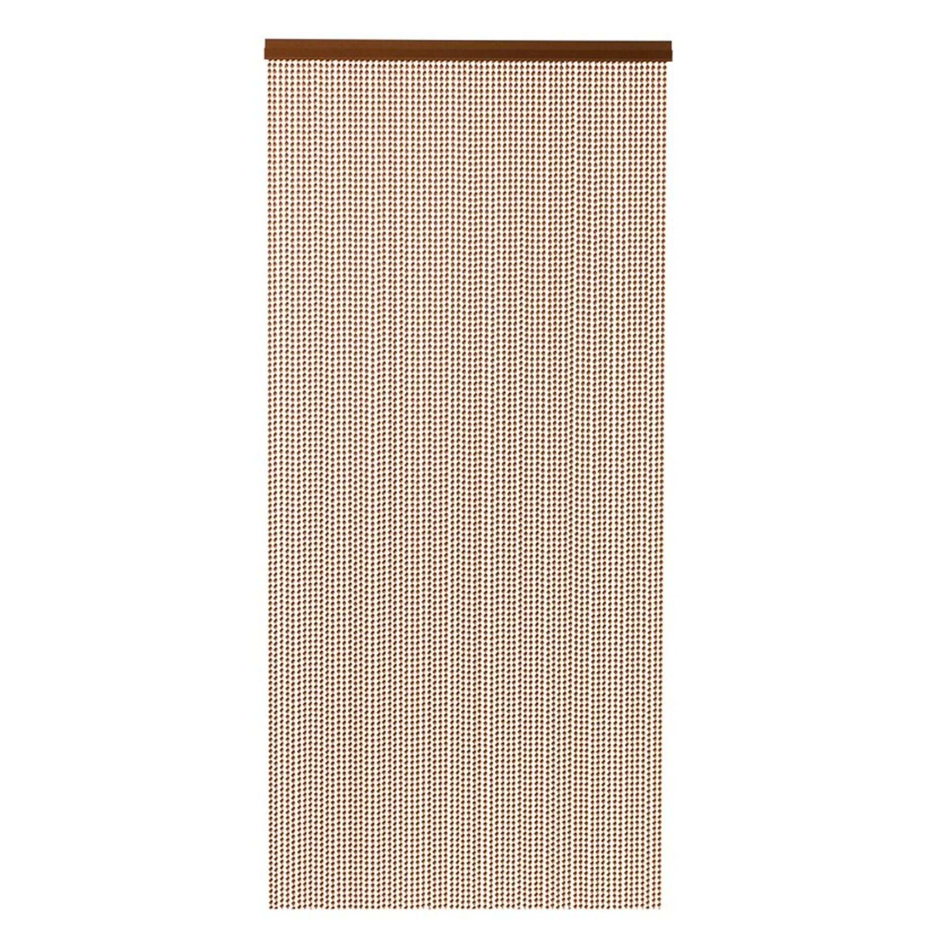 Cortina de Porta Anti Moscas Ibiza 90x200cm Castanho