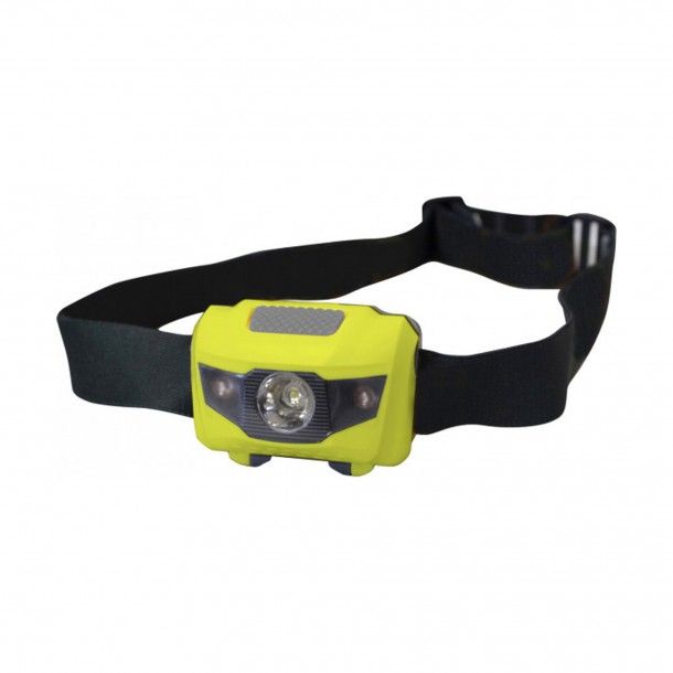 Lanterna de Cabe�a LED com Sensor a Bateria