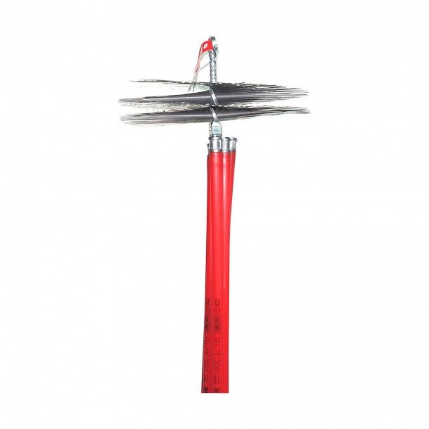Escova Limpa Chamin�s � 250mm Met�lica 7M