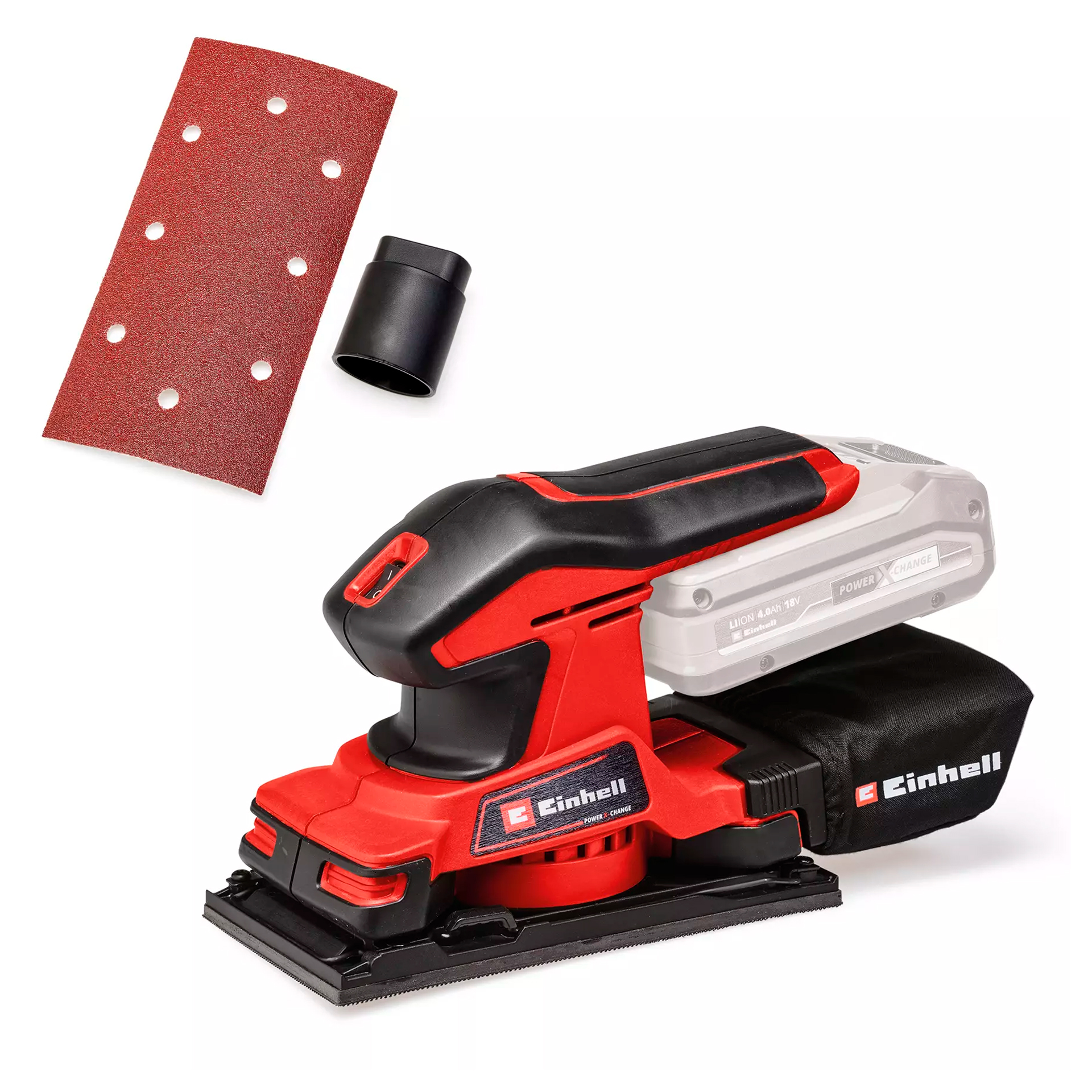 Lixadora Vibratória a Bateria 94x187mm 18V TC-OS 18/187 Li Einhell