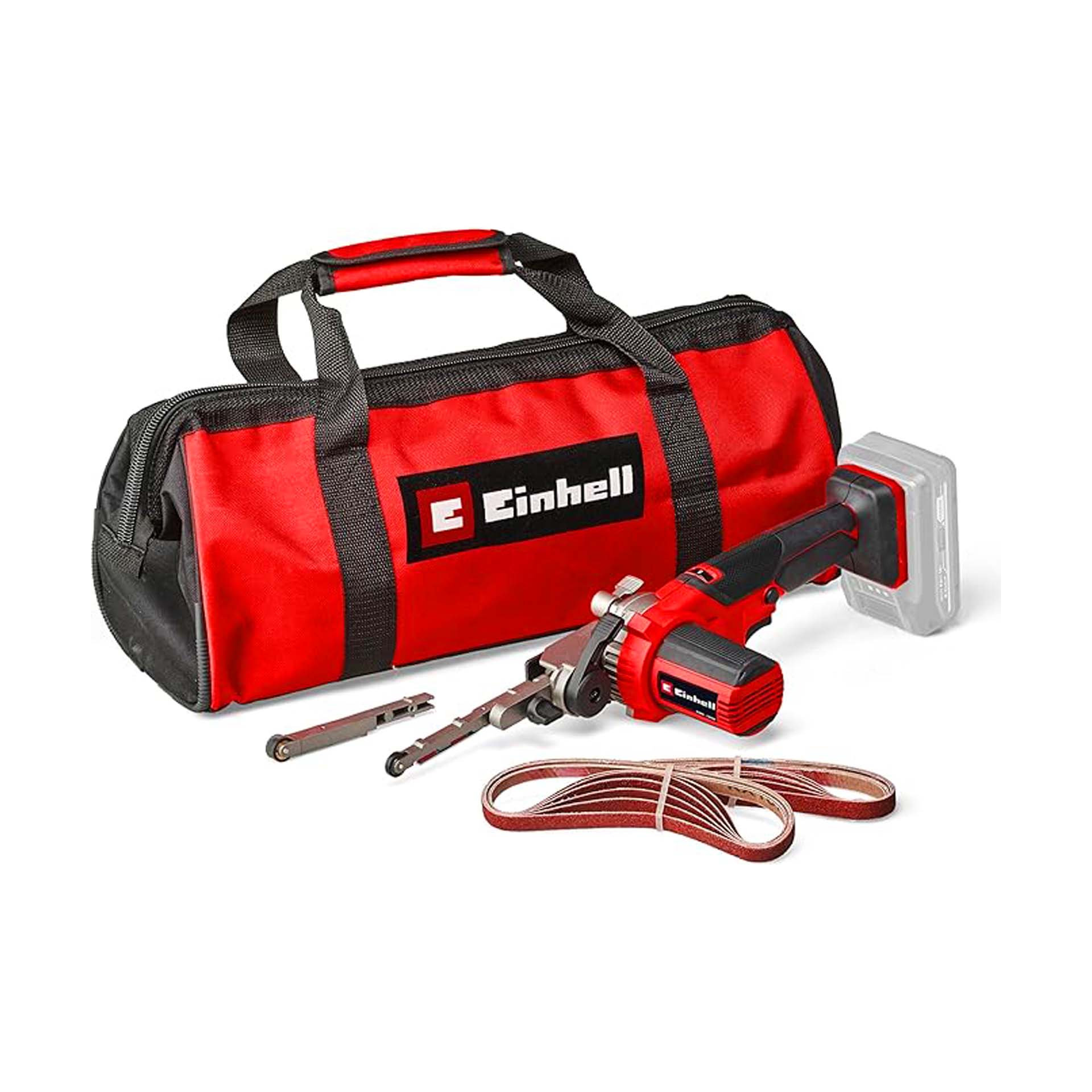 Lixadora de Cinta a Bateria 18V sem Bateria 250-1700m/min TE-BF 18 Li-Solo Einhell