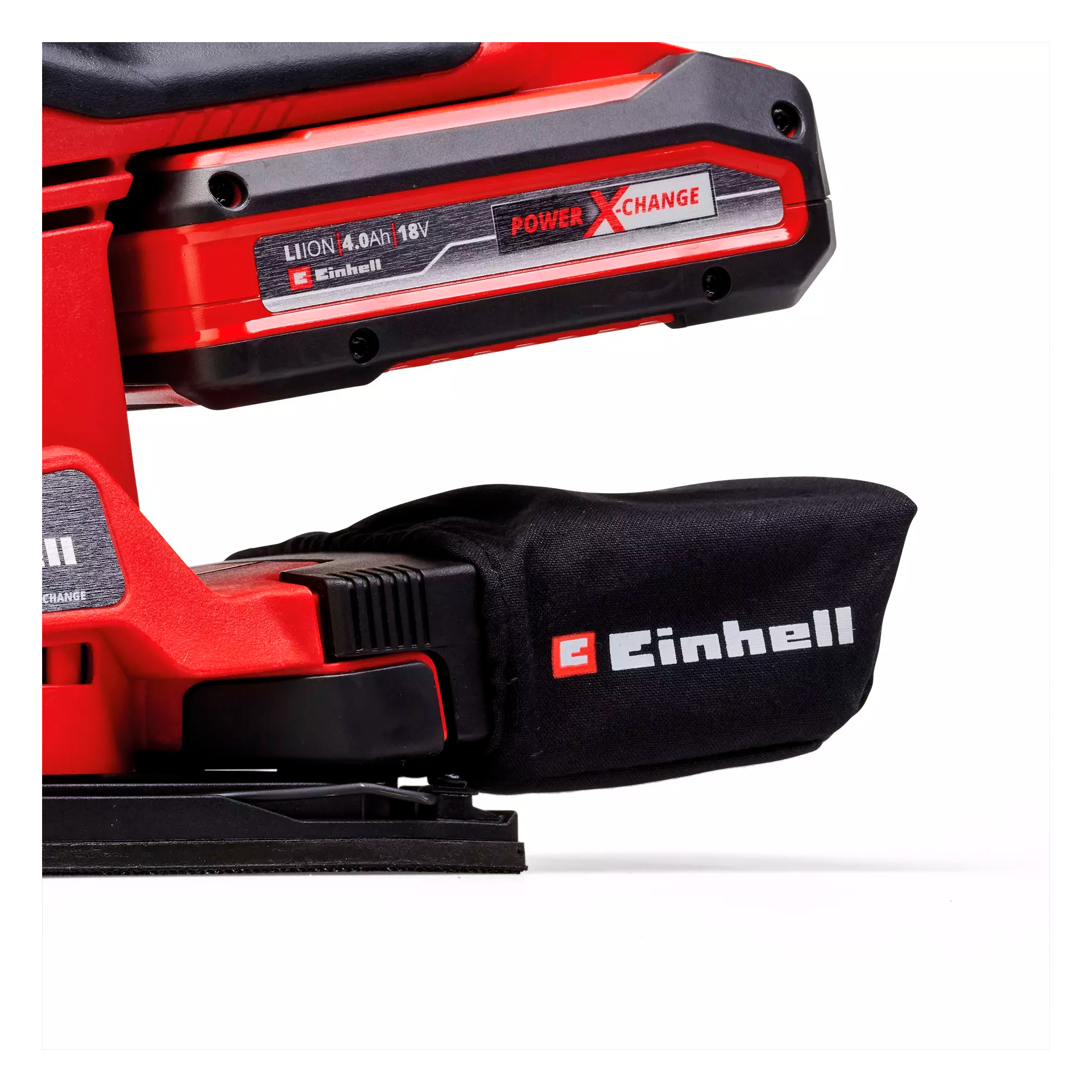 Lixadora Vibratória a Bateria 94x187mm 18V TC-OS 18/187 Li Einhell