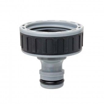 Racord R�pido F�mea Premium Pl�stico Blister Cinza 1" Tatay