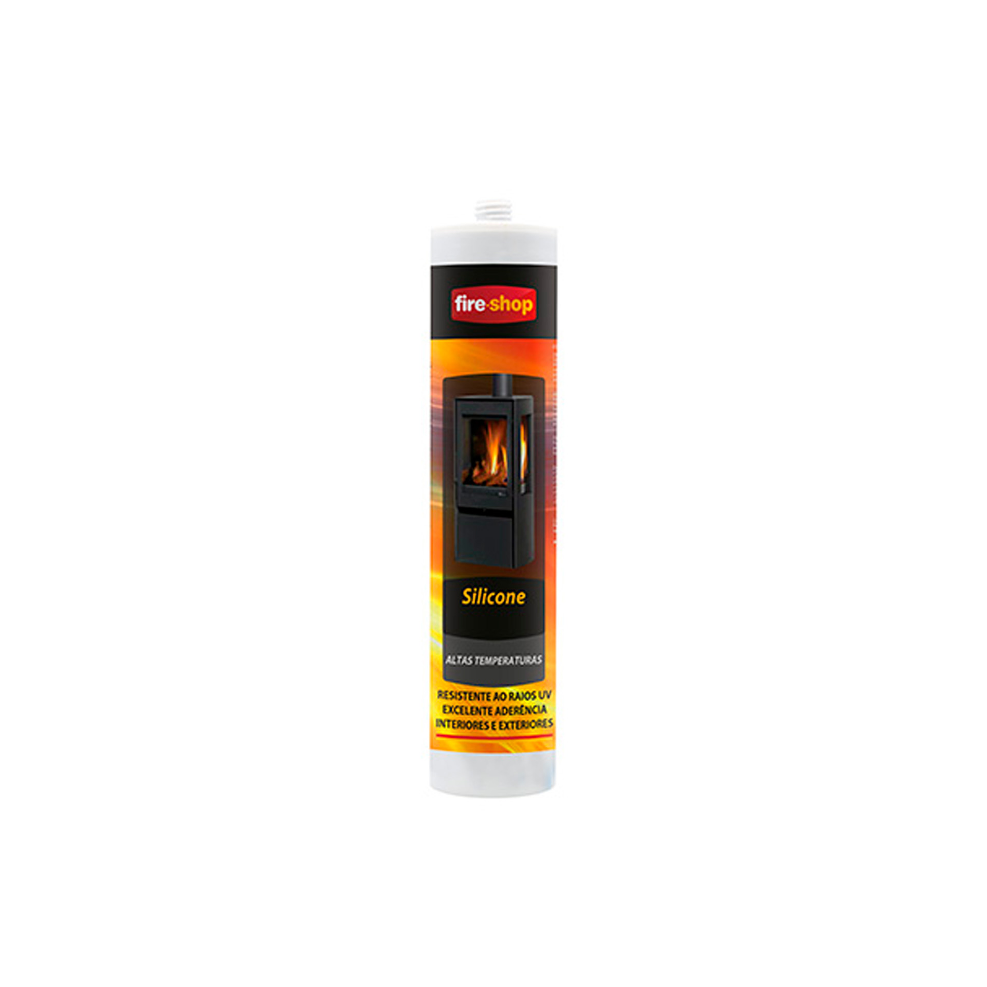 Silicone de Alta Temperatura Preto 310ml