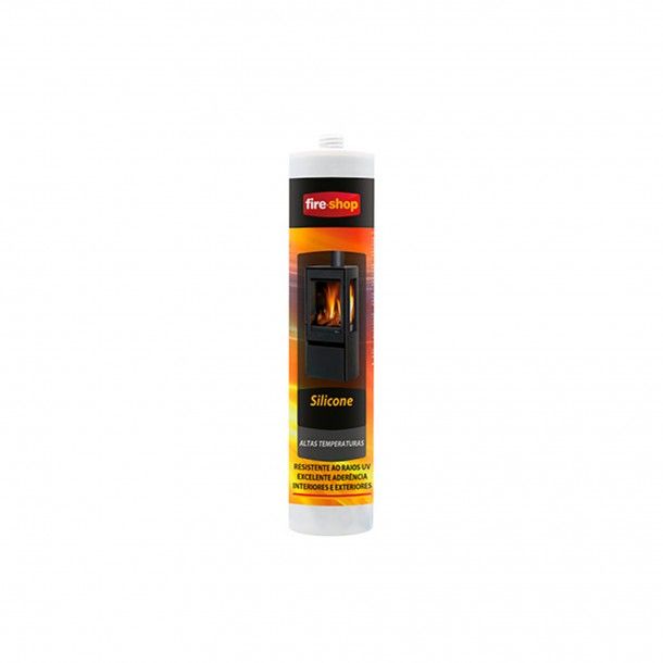 Silicone de Alta Temperatura Preto 310ml