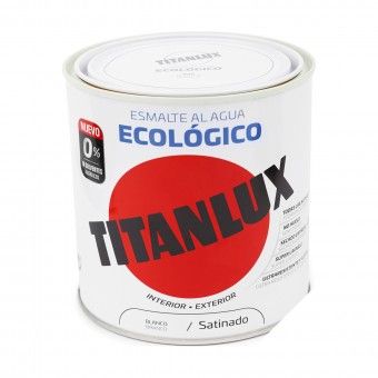 Esmalte Ecol�gico Base �gua Acetinado Titanlux Branco 250ml