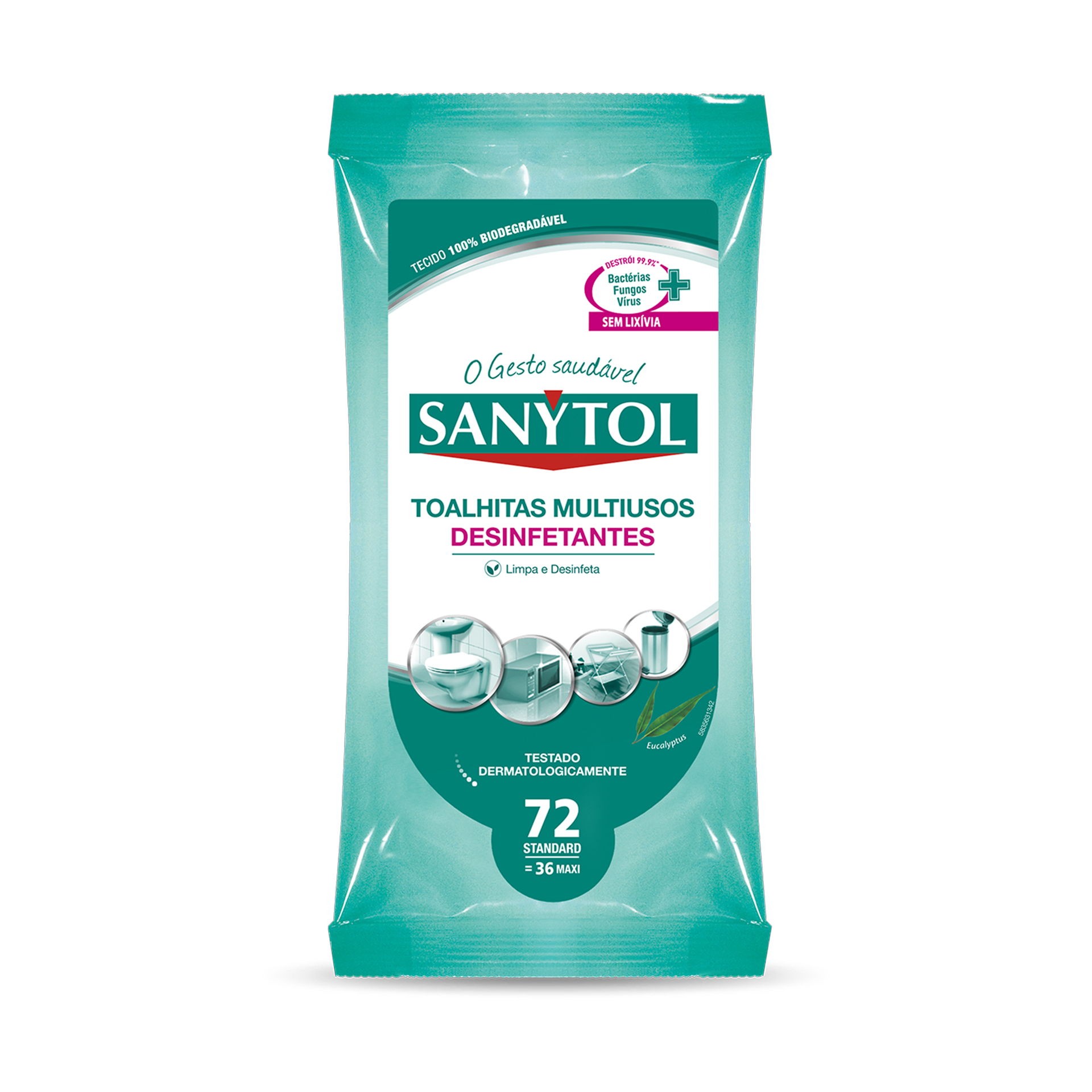 Toalhitas Desinfetantes Multiusos Sanytol