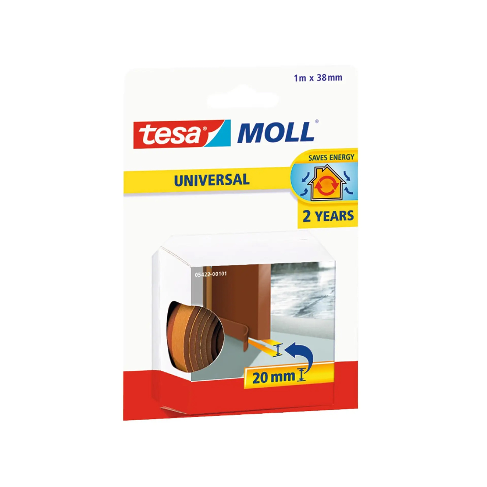 Veda Porta Adesivo 1M Castanho Tesa Universal