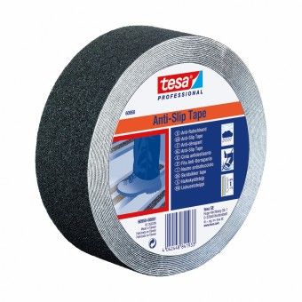 Fita Adesiva Antiderrapante 25mm 15M Preta Tesa