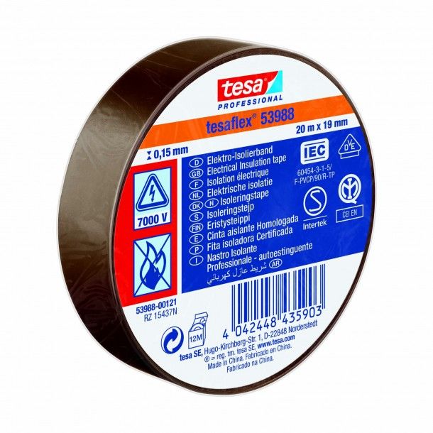 Fita Isoladora de Eletricista 19mm 20M Tesaflex Tesa 53988