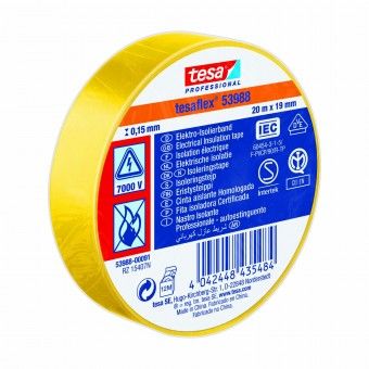 Fita Isoladora de Eletricista 19mm 20M Tesaflex Tesa 53988