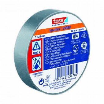 Fita Isoladora de Eletricista 19mm 20M Tesaflex Tesa 53988