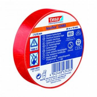 Fita Isoladora de Eletricista 19mm 20M Tesaflex Tesa 53988