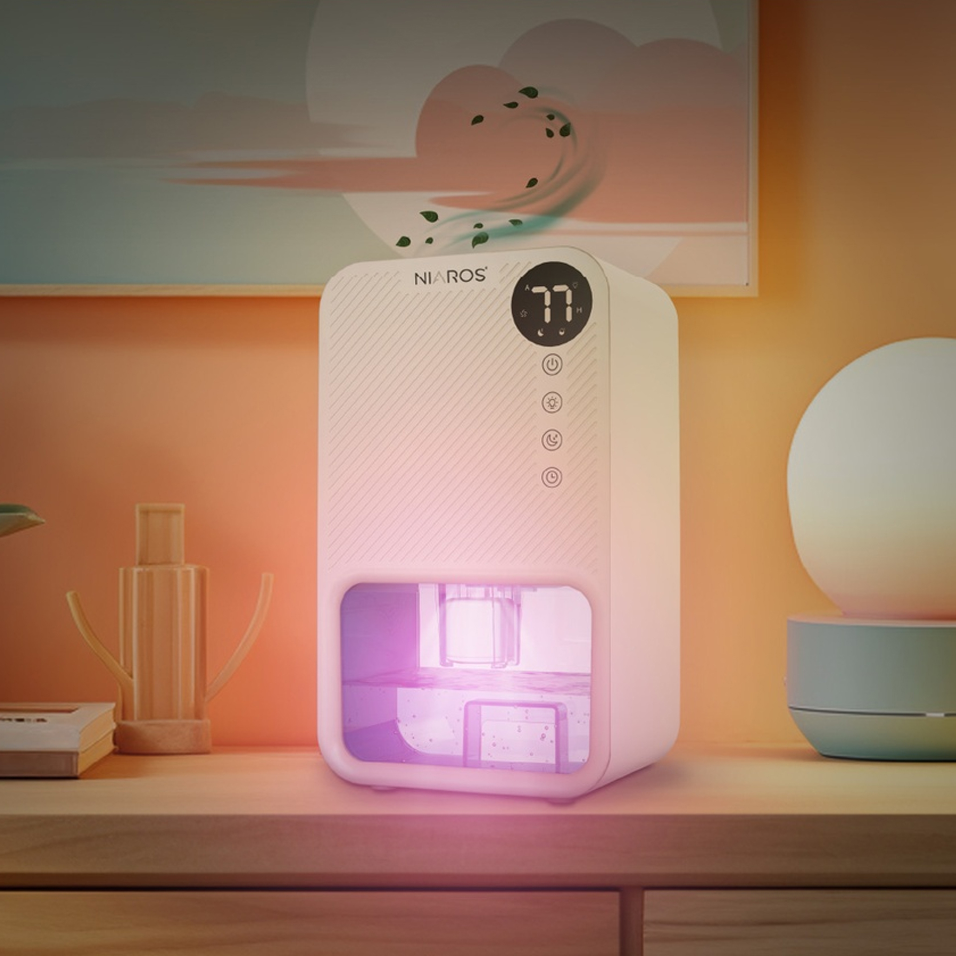 Desumidificador Portátil 1L Boure Niaros GSC