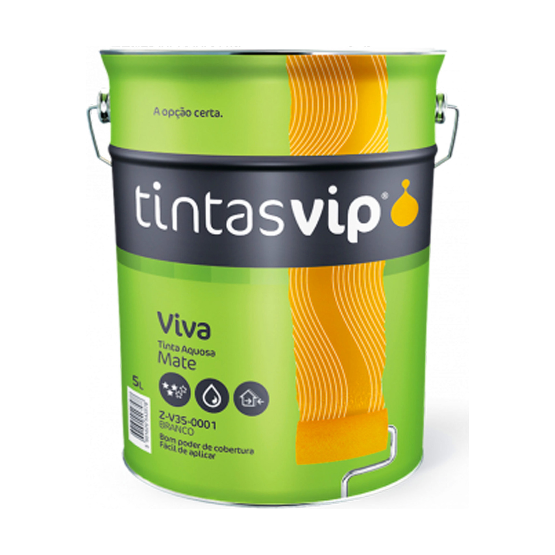 Tinta Plástica Viva Branco Mate 15L Vip
