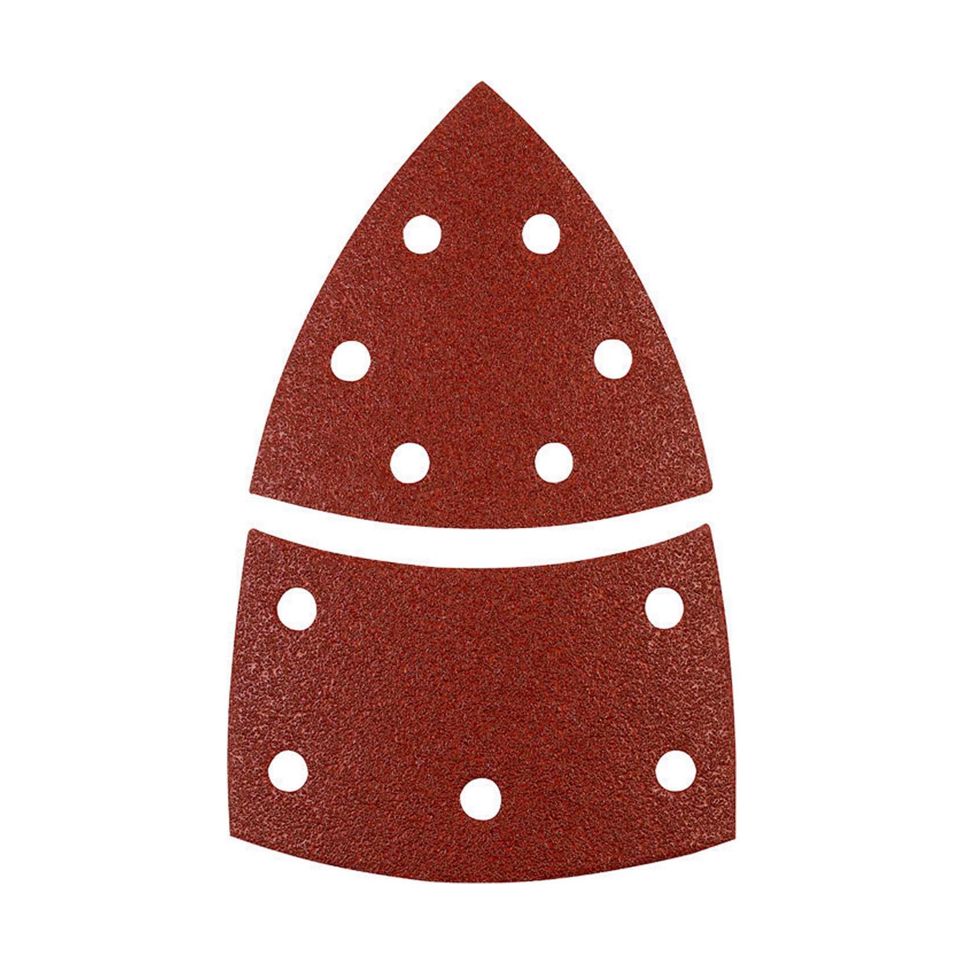 Lixa Triangular Abrasiva com Velcro 100x62x93 -G120 Kwb