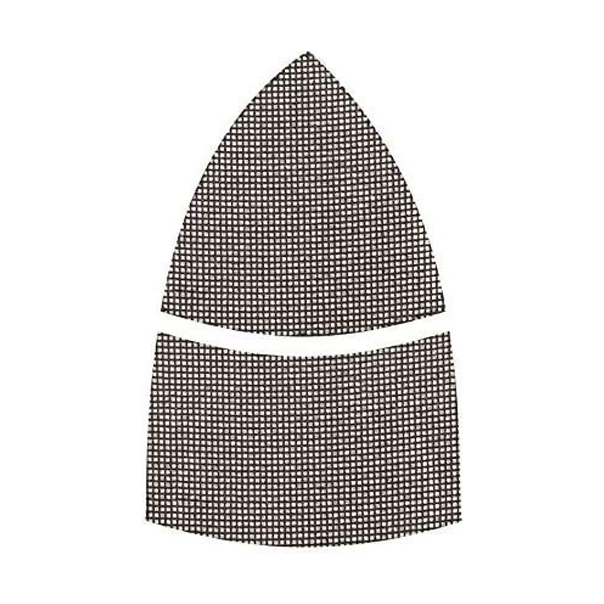 Lixa Triangular Abrasiva Rede com Velcro 100x62x93 Kwb
