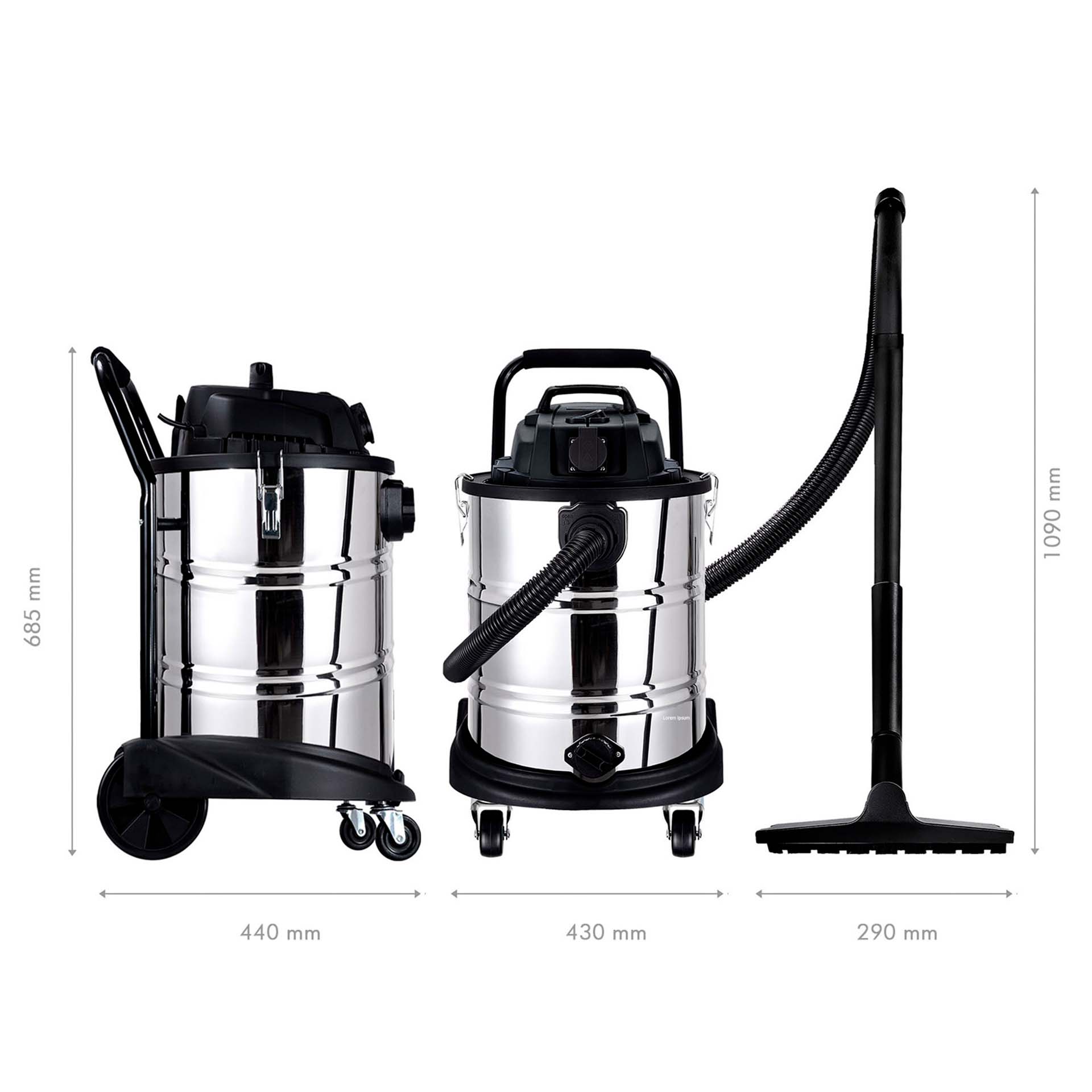 Aspirador Sólidos e Líquidos 50L 1400W WK402030 Werku