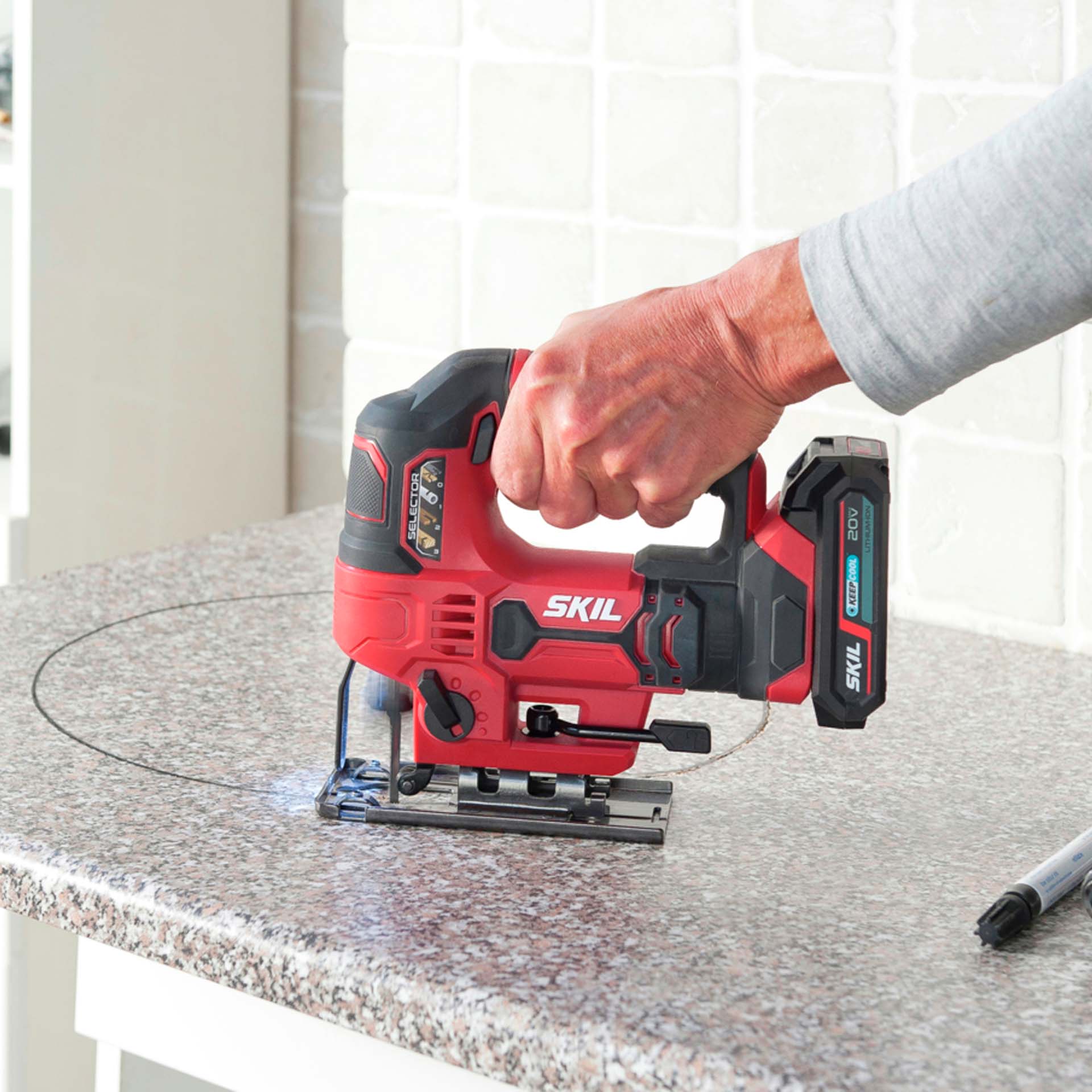 Serra Tico-Tico a Bateria 20V sem Bateria 3420 CA Skil