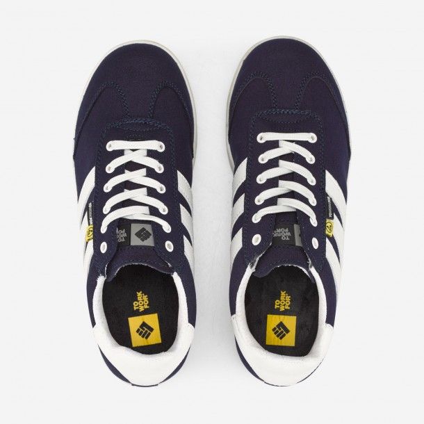 Sapato de Seguran�a Azul com Biqueira de A�o Half Pipe S3 ToWorkFor