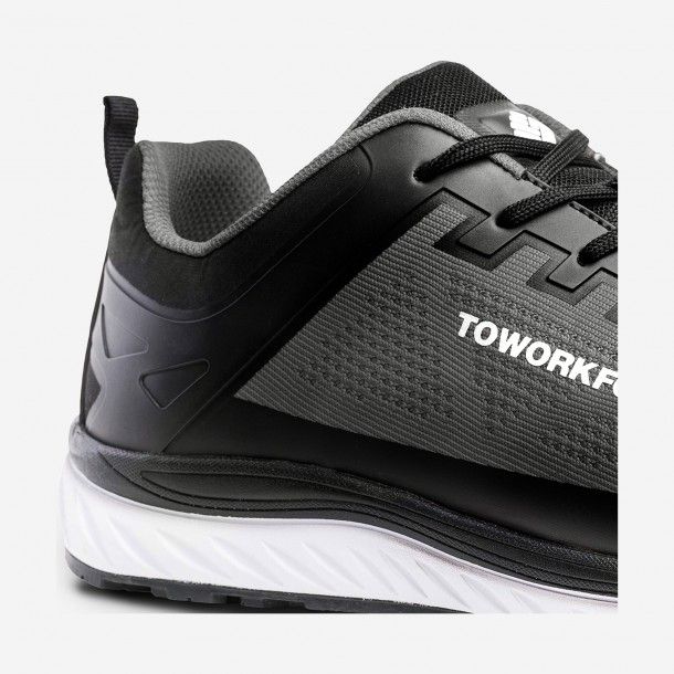 Sapato de Seguran�a em TPU Cinza com Biqueira de Alum�nio Super Set Grey S1P ToWorkFor