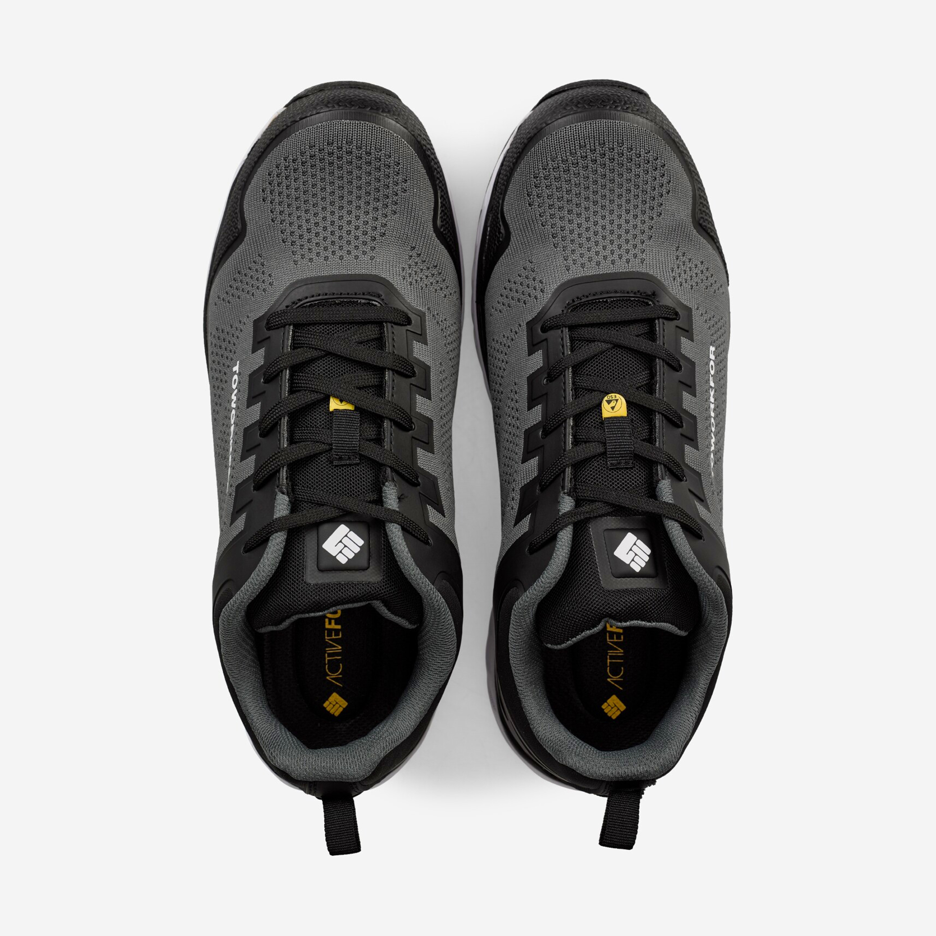 Sapato de Segurança em TPU Cinza com Biqueira de Alumínio Super Set Grey S1P ToWorkFor