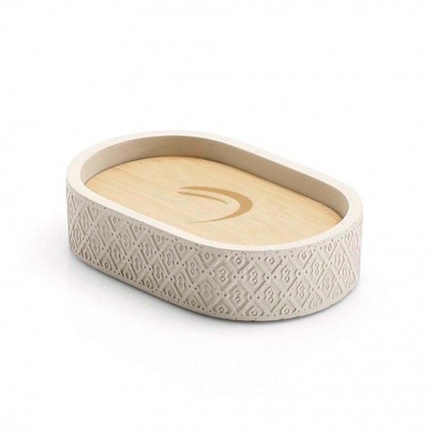 Saboneteira Cinza Afrodite Gedy