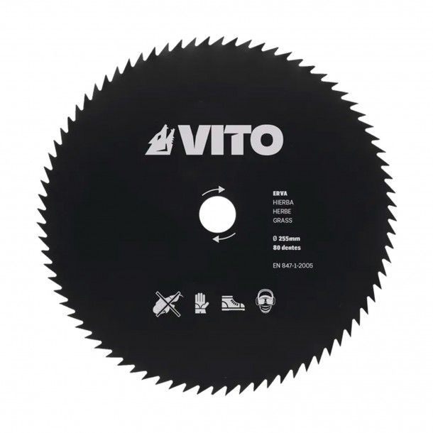 Disco de Corte para Ro�adora 80 Dentes 255x1,4x25,4mm Vito