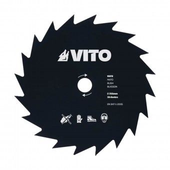 Disco de Corte para Ro�adora 20 Dentes 255x1,4x25,4mm Vito