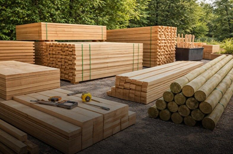 Madeiras para constru��o