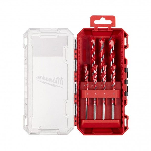 Conjunto de 8 Brocas Bet�o 4/12mm Milwaukee
