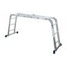 Escada Articulada Multiusos com Plataforma 4x3 Degraus Mader