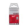 Conjunto de 5 Brocas para Vidro 4/8mm Milwaukee