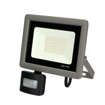 Projetor LED Exterior com Sensor 30W 3000Lm 6500K