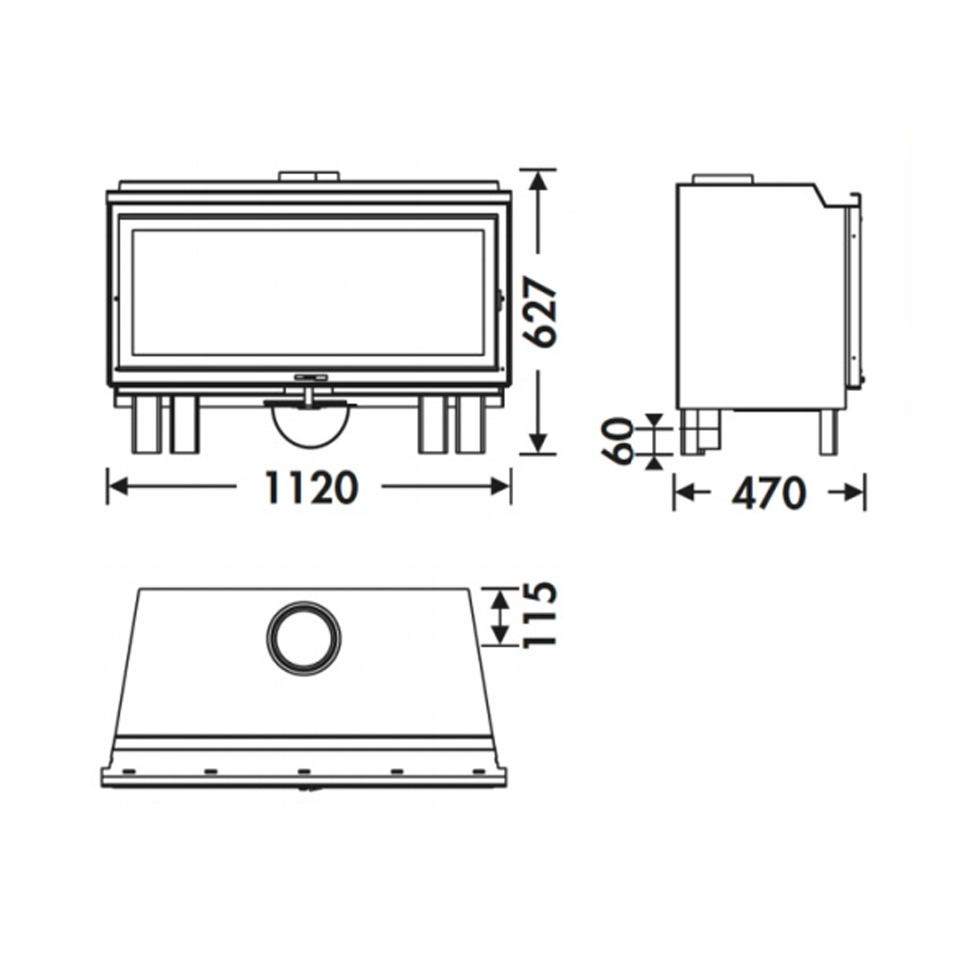 Recuperador de Calor a Lenha 8,9KW 101-S Panadero