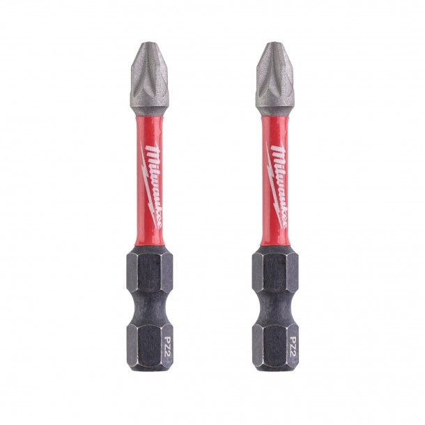 Pontas de Aparafusar Shockwave Pozidriv PZ2 50mm Milwaukee