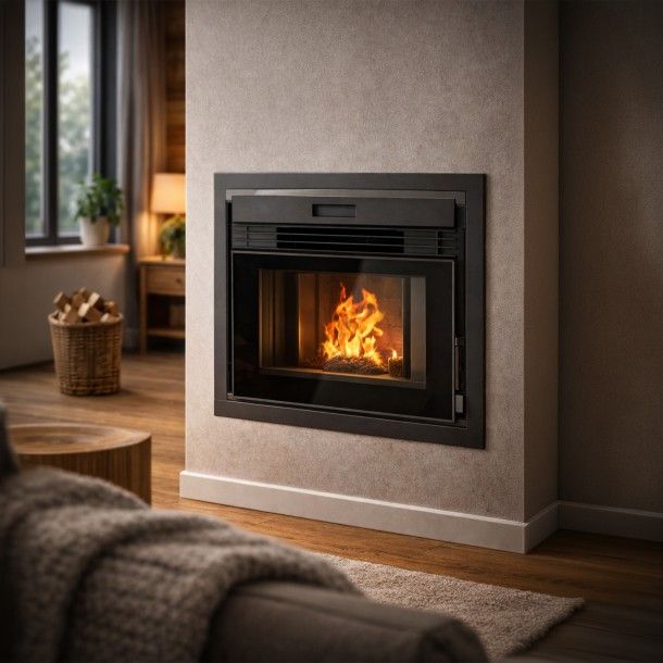 Recuperador de Calor a Pellets 7KW Ventilado DB-930 Delba