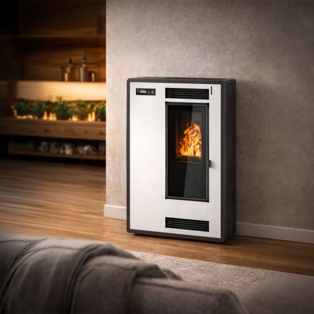 Salamandra a Pellets 7,5KW Slim Maldivas Canaliz�vel DB-928BR Delba