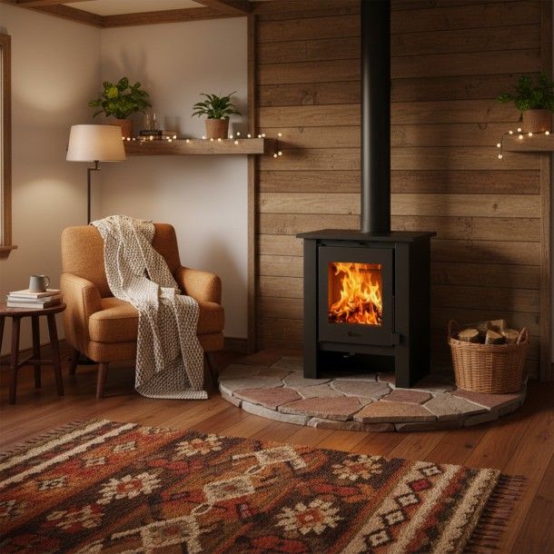 Salamandra a Lenha 7,60KW Georgia Delba